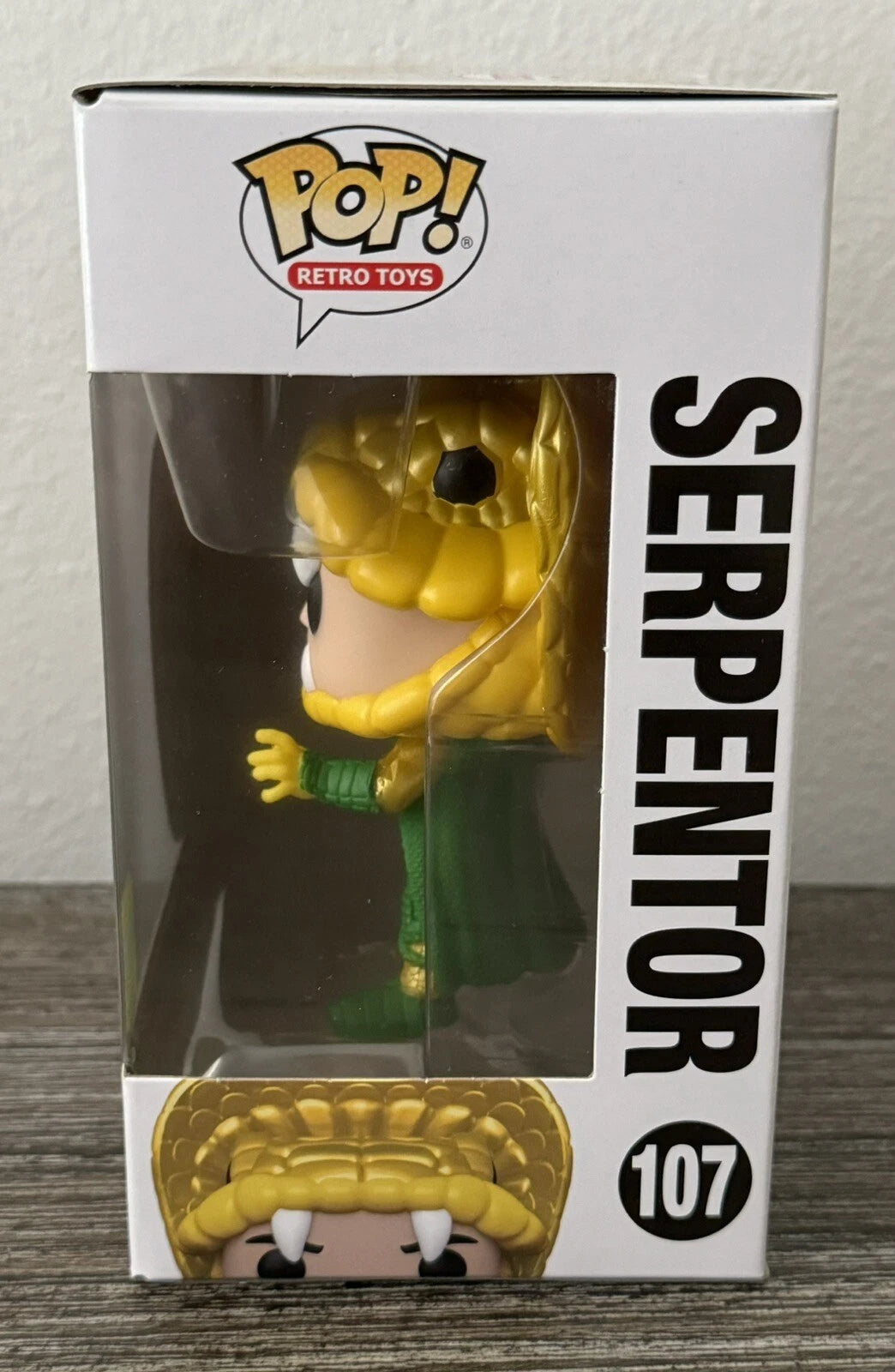 Funko Pop G.I. Joe Serpentor Retro Toys Vinyl Figure #107 Summer Convention