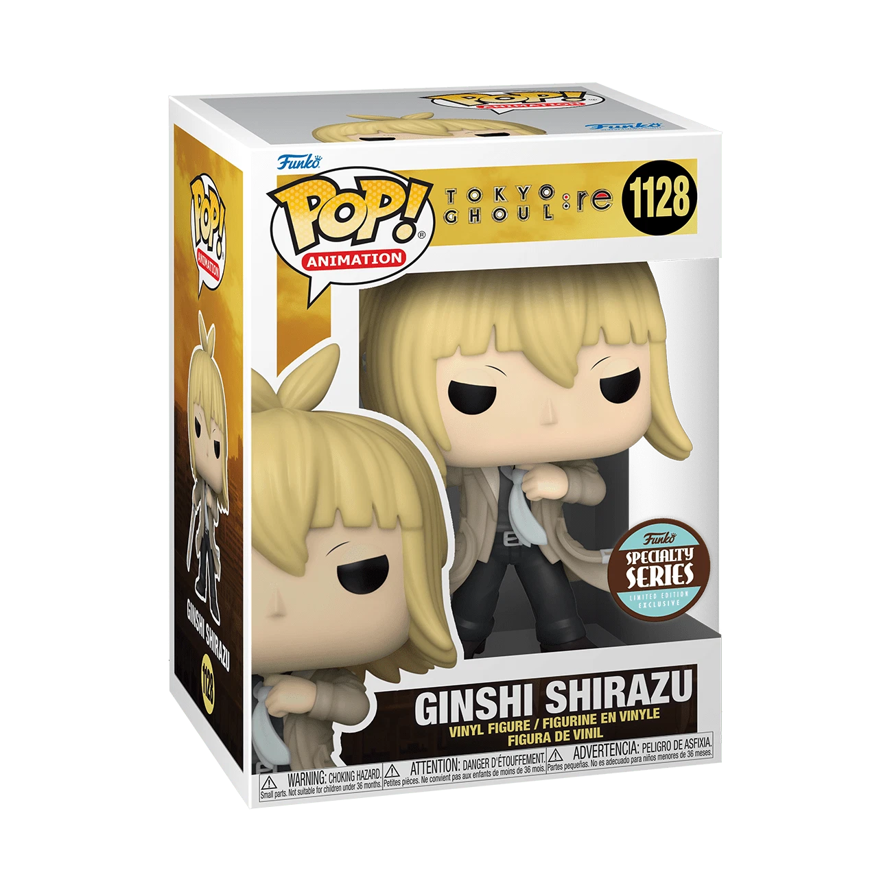 Funko Pop Tokyo Ghoul Ginshi Shirazu Vinyl Figure #1128
