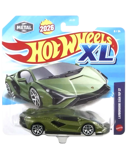 Hot Wheels XL Lamborghini Sián FKP 37 Green Metal 1:43 Die-Cast