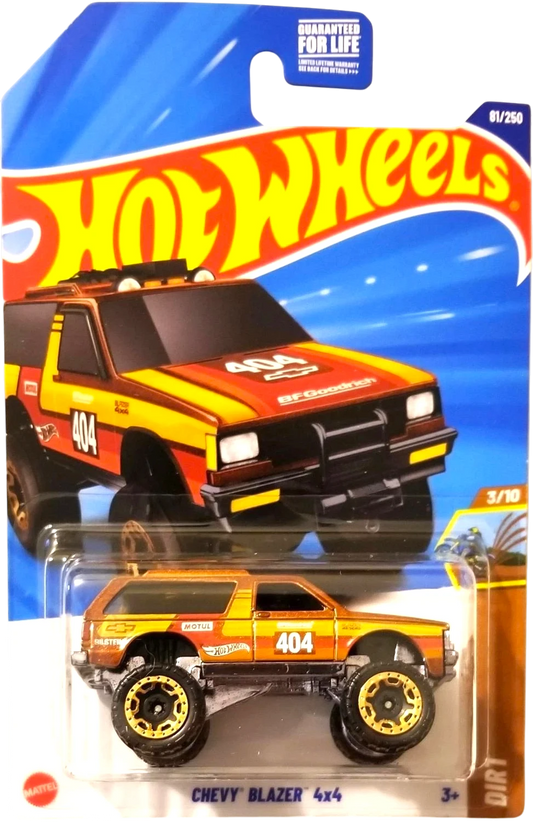 Hot Wheels Chevy Blazer 4x4 1:64 Die-Cast HW Dirt 3/10 #81/250