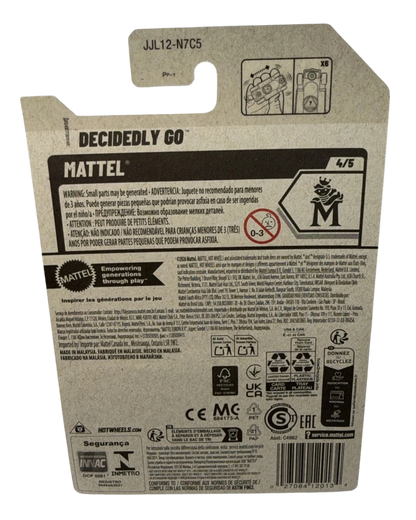 Hot Wheels Mattel Decidedly Go 1:64 Die-Cast Red/Black HW #4/5 #70/250