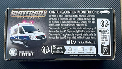 Matchbox The Movie 2024 Mercedes-Benz Sprinter Ambulance 1:64 Die-Cast #8/12 Power Grab