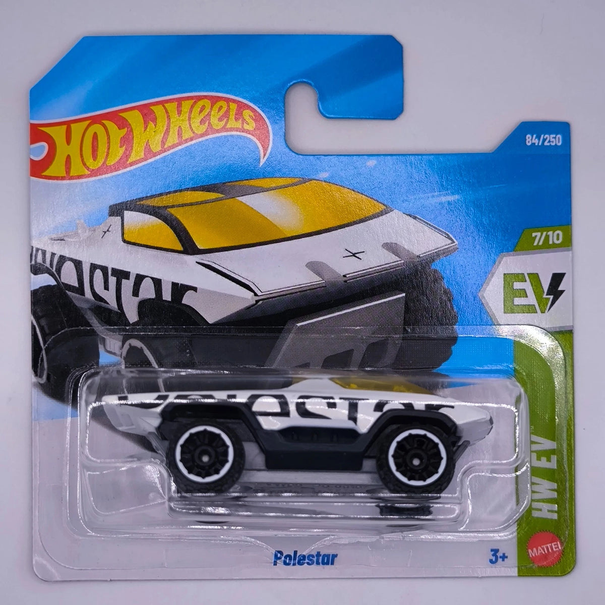 Scratch & Dent Hot Wheels Short Card Polestar White/Black HW EV 7/10 84/250