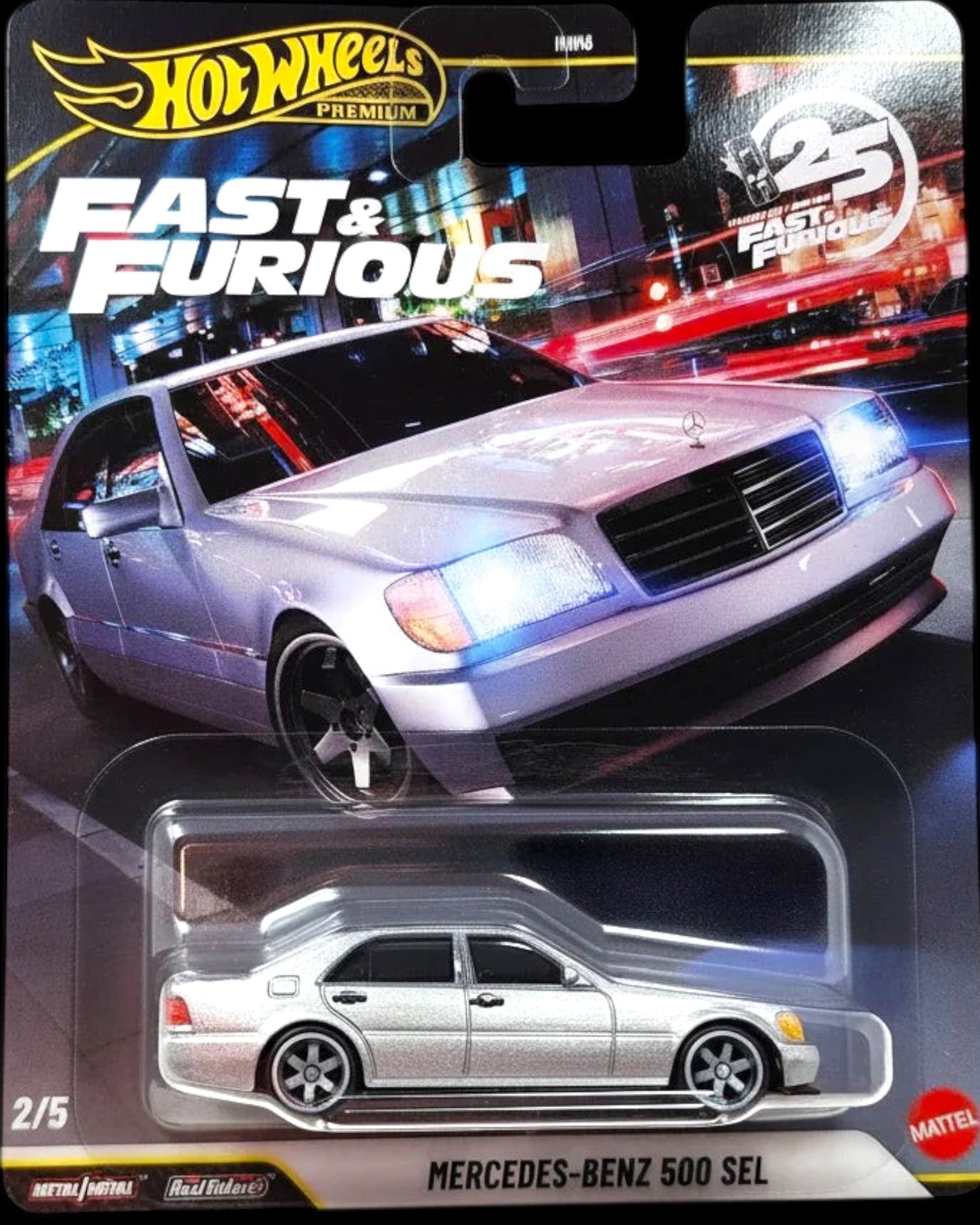 Mercedes-Benz 500 SEL * 2026 Hot Wheels 25th Anniversary Fast & Furious