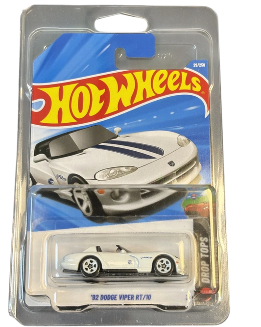 Hot Wheels Treasure Hunt '92 Dodge Viper RT/10 1:64 Die-Cast – Drop Tops #29/250