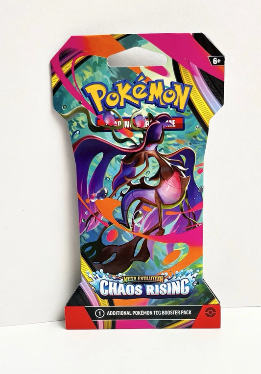 Pokémon Mega Evolution Chaos Rising TCG Booster Pack Trading Cards