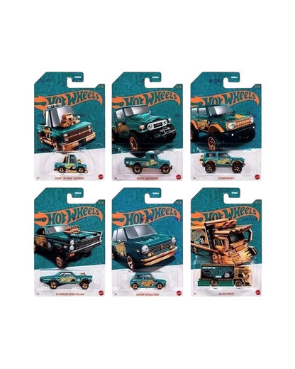 Hot Wheels Pearl & Chrome 2023 E Case HDH54-956E 1:64 Die-Cast Full Case 24 w/Chase