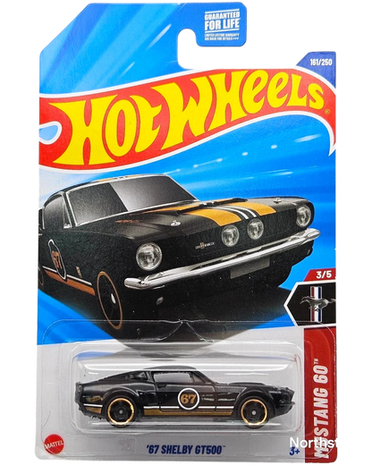 2026 Hot Wheels '67 Shelby GT500 Black Mustang 60 3/5 #161 1:64