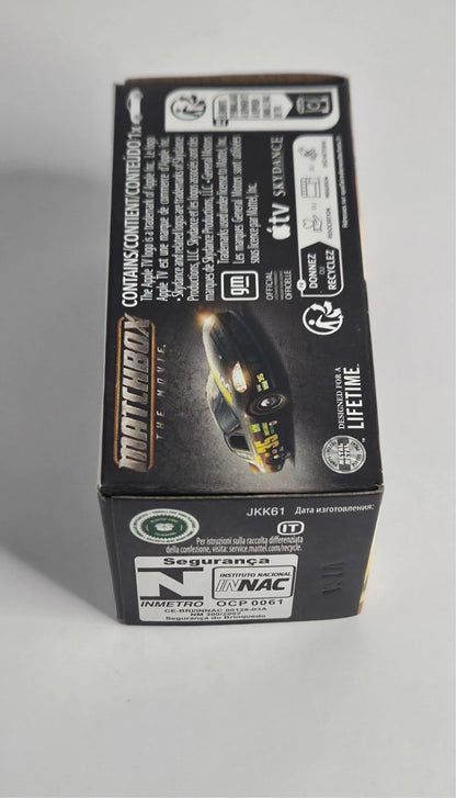 Matchbox The Movie Chevy Stock Car Black 1:64 Die-Cast #6/12 Power Grab
