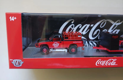 M2 Machines Coca-Cola Hauler 1990 GMC Sierra 1500 4x4 & 1995 GMC S-15 Sonoma Chase /750 #/750