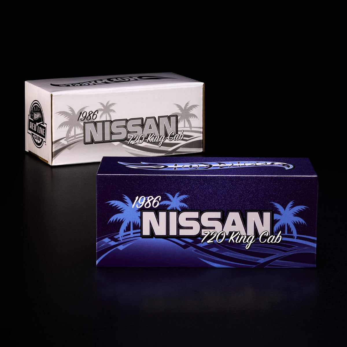 Hot Wheels RLC Exclusive 1986 Nissan 720 King Cab Spectraflame Steel Blue 1:64 Die-Cast JJY64-9893