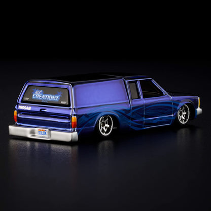 Hot Wheels RLC Exclusive 1986 Nissan 720 King Cab Spectraflame Steel Blue 1:64 Die-Cast JJY64-9893
