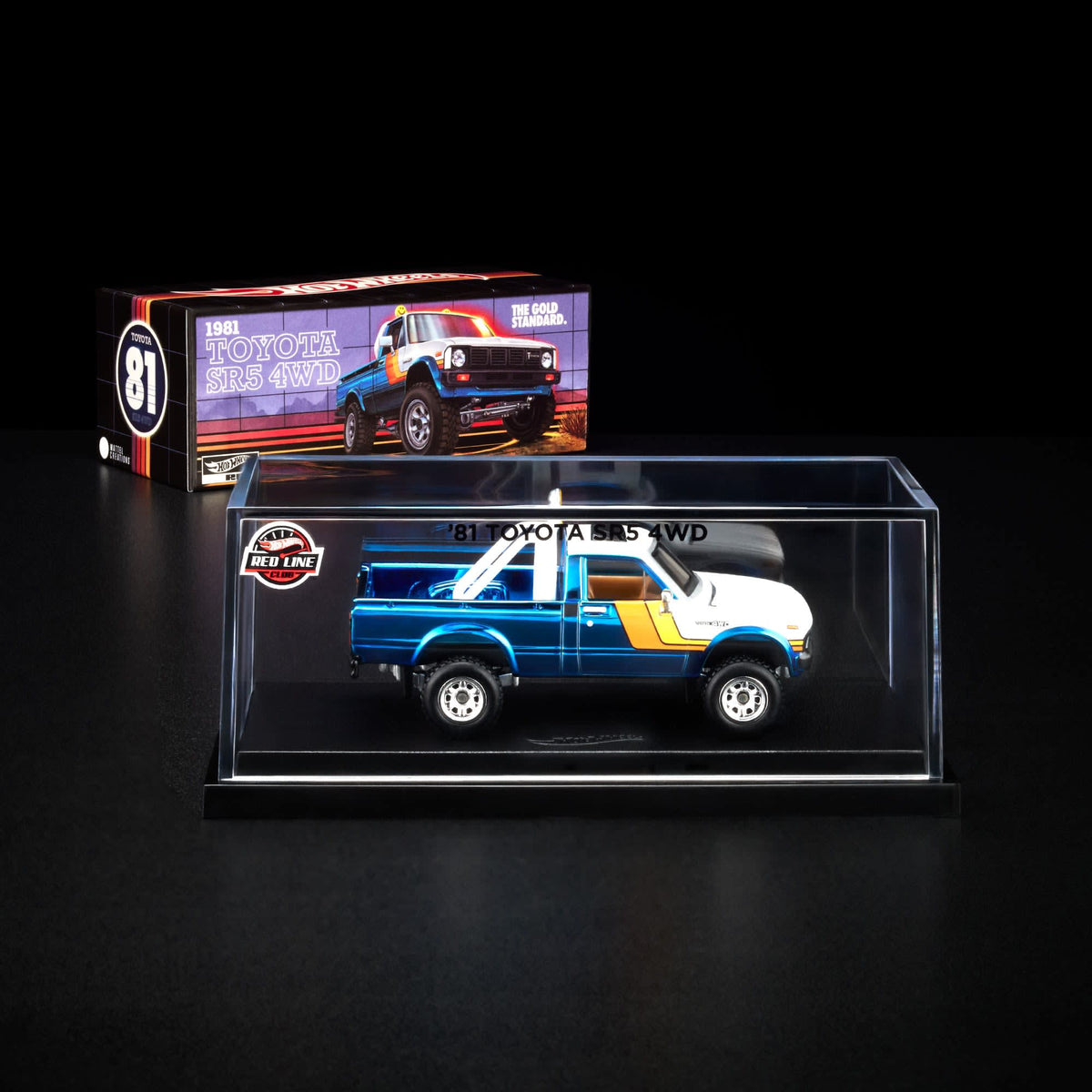 Hot Wheels RLC Exclusive '81 Toyota SR5 4WD Spectraflame Ice Blue 1:64 Die-Cast