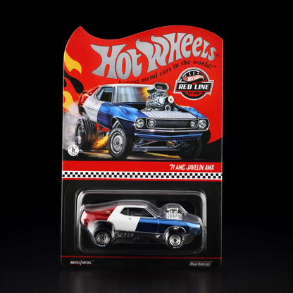 Hot Wheels RLC Exclusive '71 AMC Javelin AMX Red White Blue Spectraflame 1:64 Die-Cast