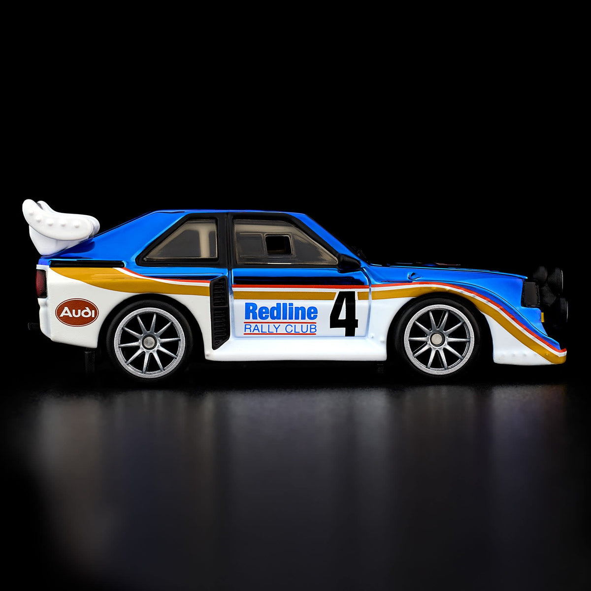 Hot Wheels RLC Exclusive 1985 Audi Sport quattro S1 Spectraflame Otto Blue 1:64 Die-Cast JJY70-9893